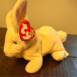 Vintage Ty Beanie Babies “Nibbler” The Rabbit 1998 Plush Toy - New with tag
